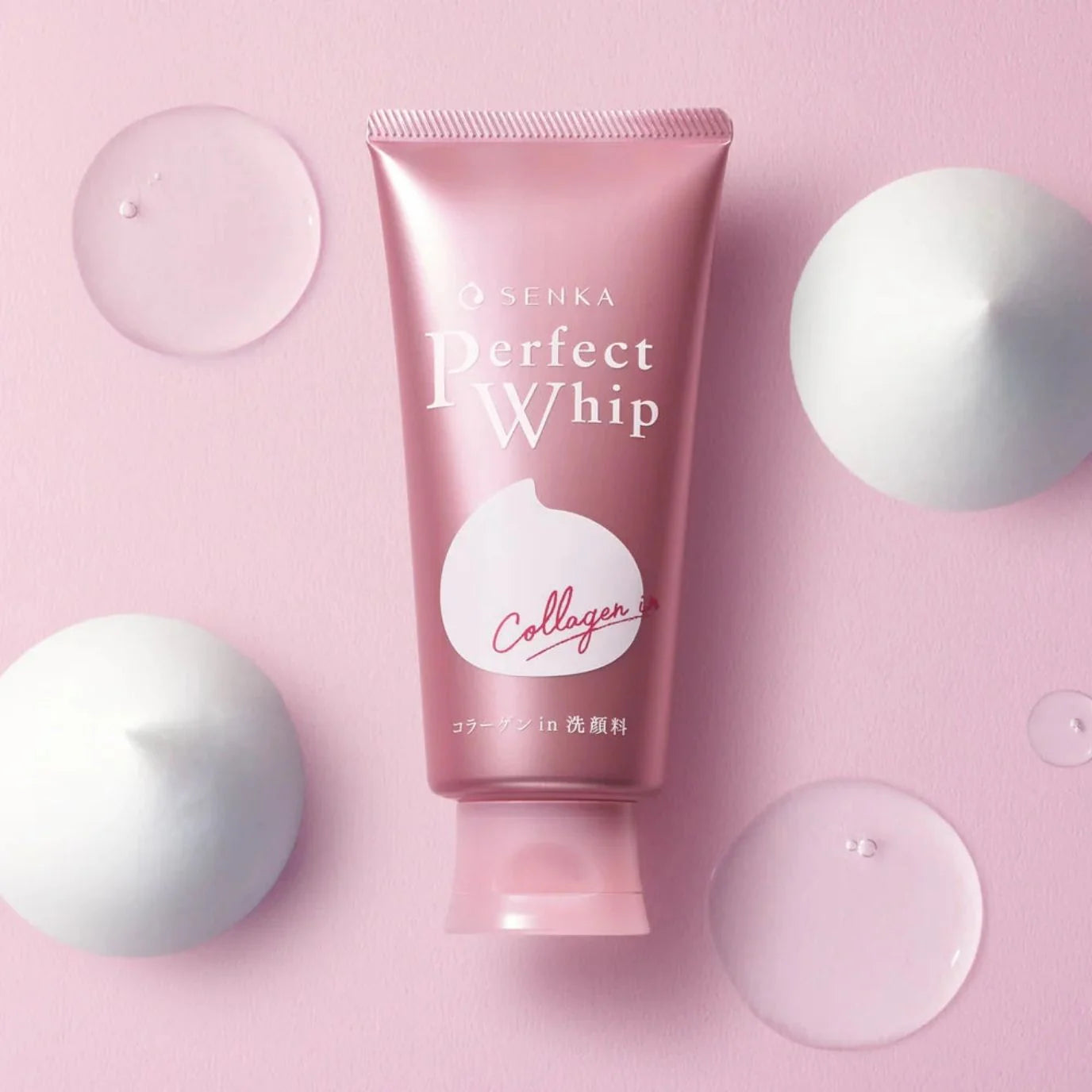 Shiseido Senka Perfect Whip Collagen In — clean soft skin
