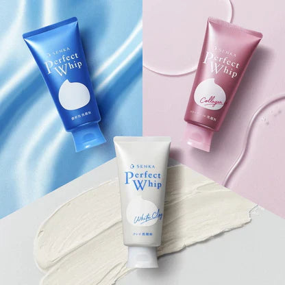 Shiseido Senka Perfect Whip White Clay Pore Cleanser — clean pores