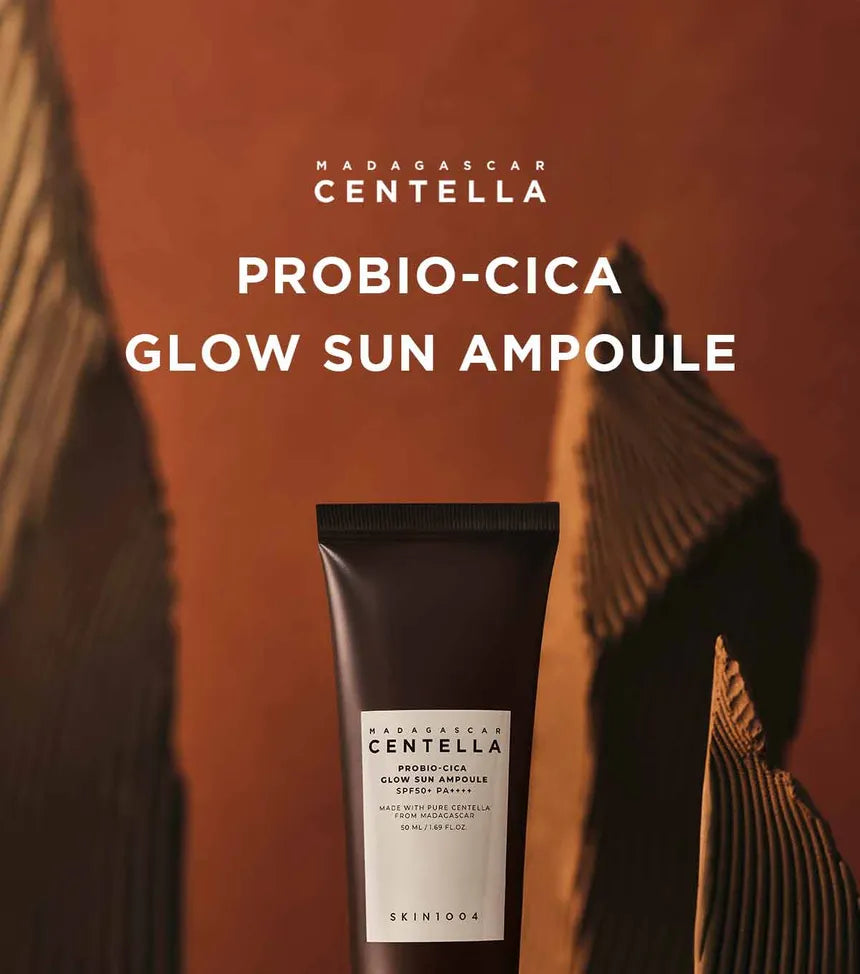 SKIN1004 Centella Probio-Cica Glow Sun Ampoule — sun protection with a glow