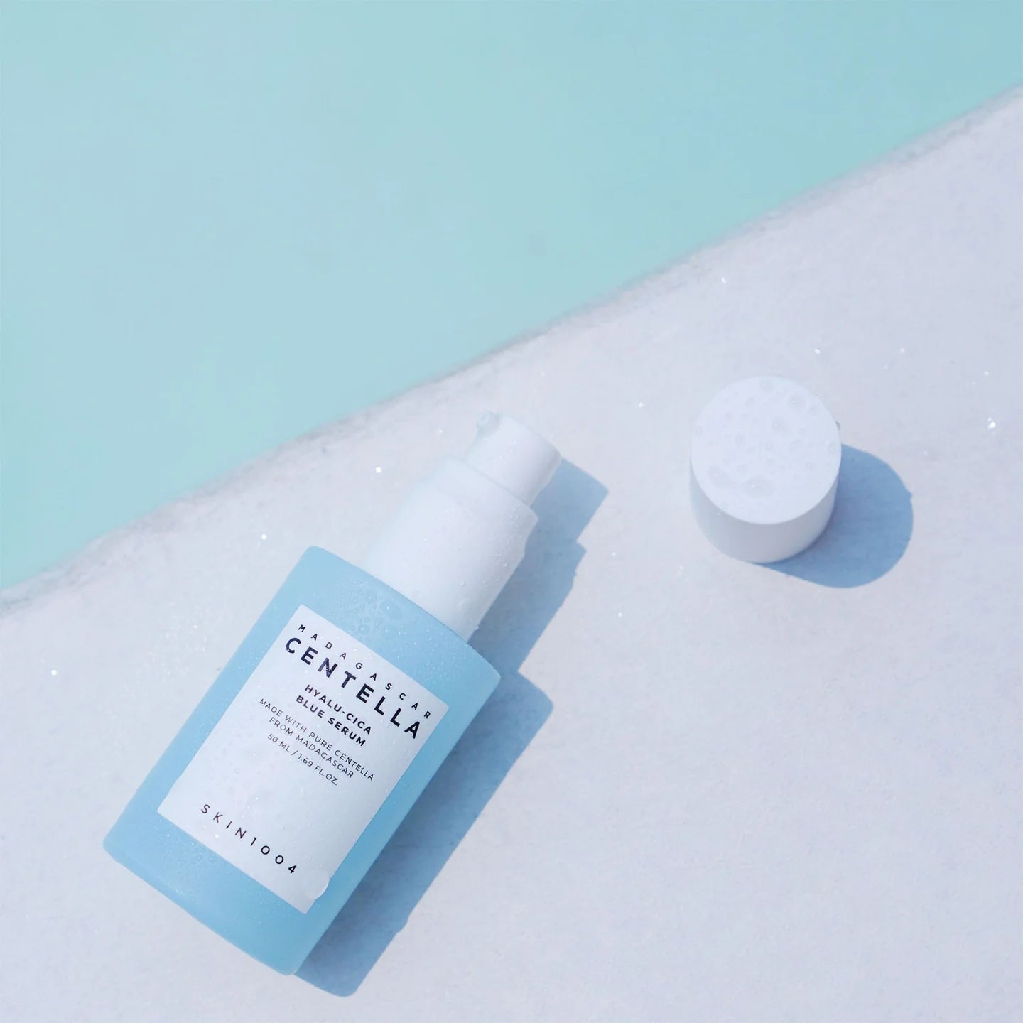 SKIN1004 Madagascar Centella Hyalu-Cica Blue Serum — key soothing ingredients
