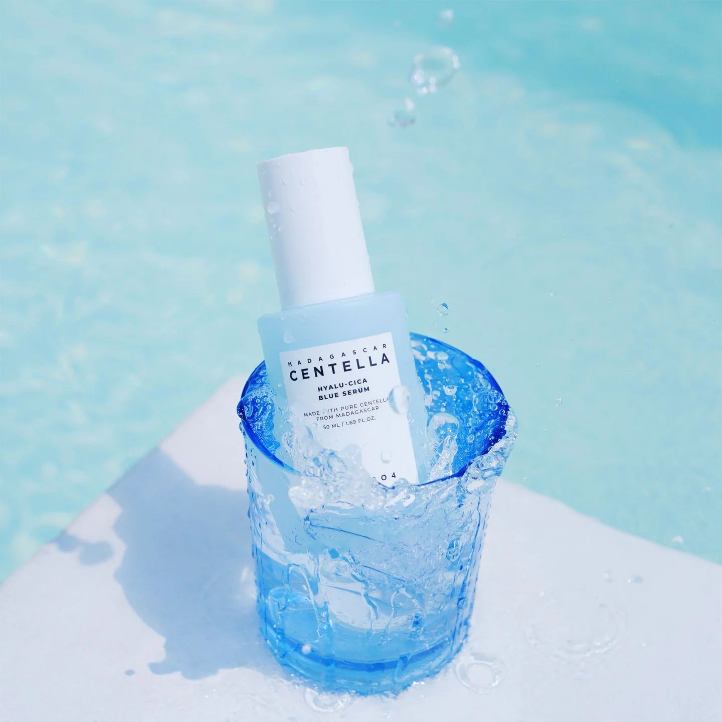 SKIN1004 Madagascar Centella Hyalu-Cica Blue Serum — helps strengthen the barrier