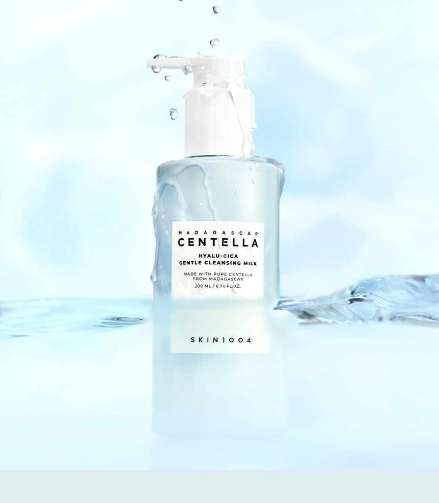SKIN1004 Madagascar Centella Hyalu-Cica Gentle Cleansing Milk — gently removes makeup
