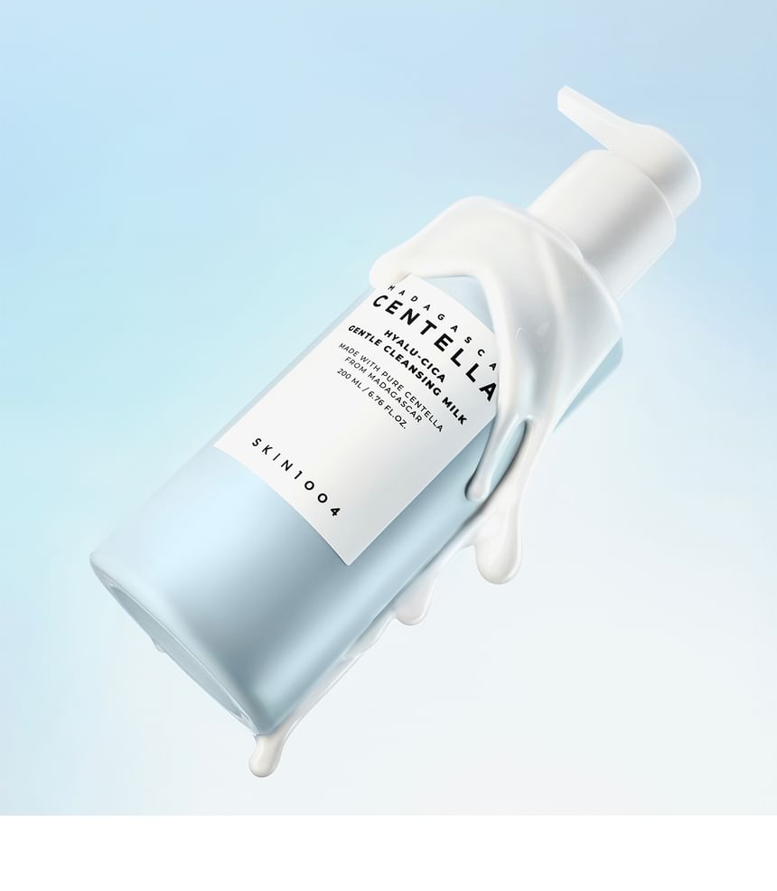 SKIN1004 Madagascar Centella Hyalu-Cica Gentle Cleansing Milk — soothes skin while cleansing