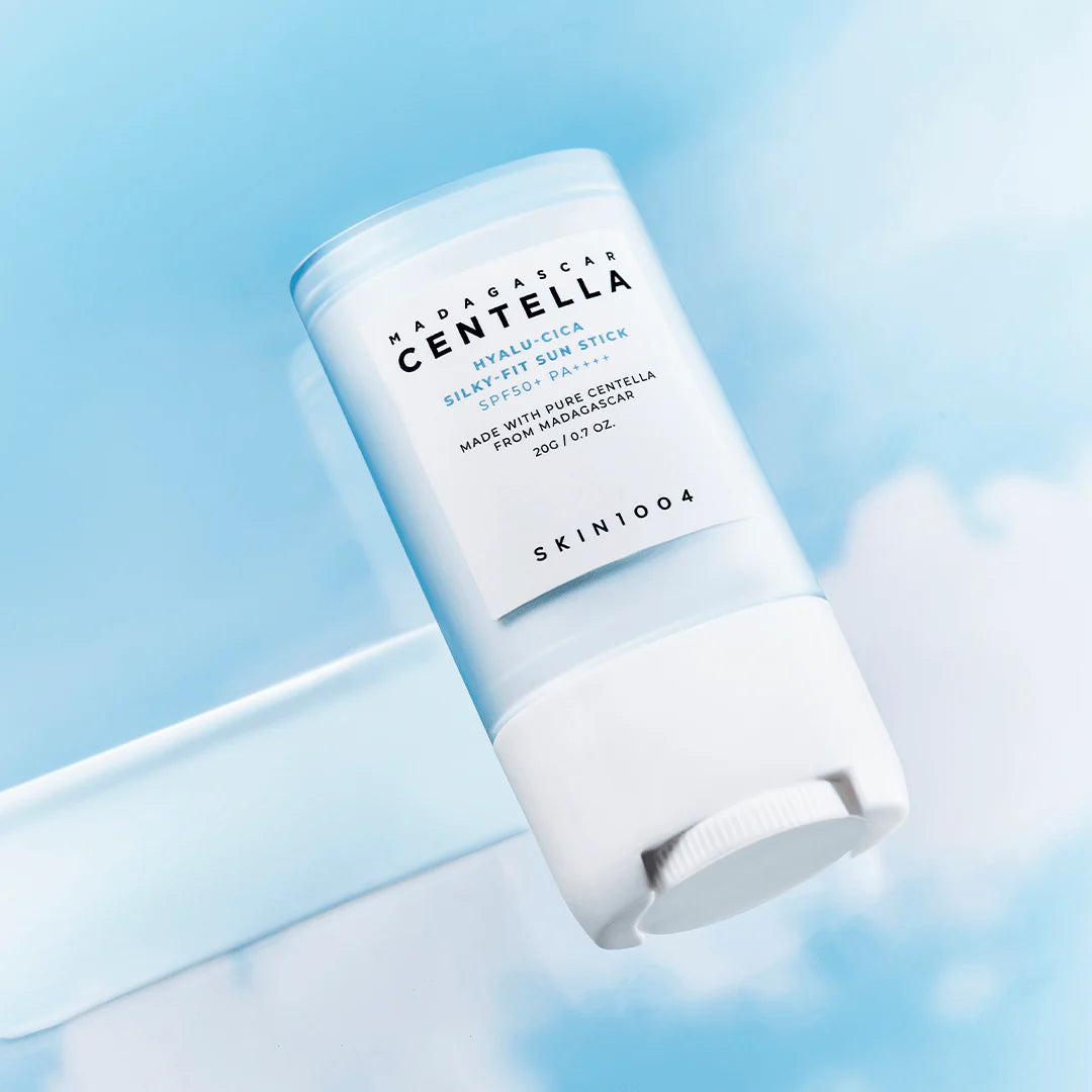 SKIN1004 Madagascar Centella Hyalu-Cica Silky-Fit Sun Stick — broad-spectrum SPF protection