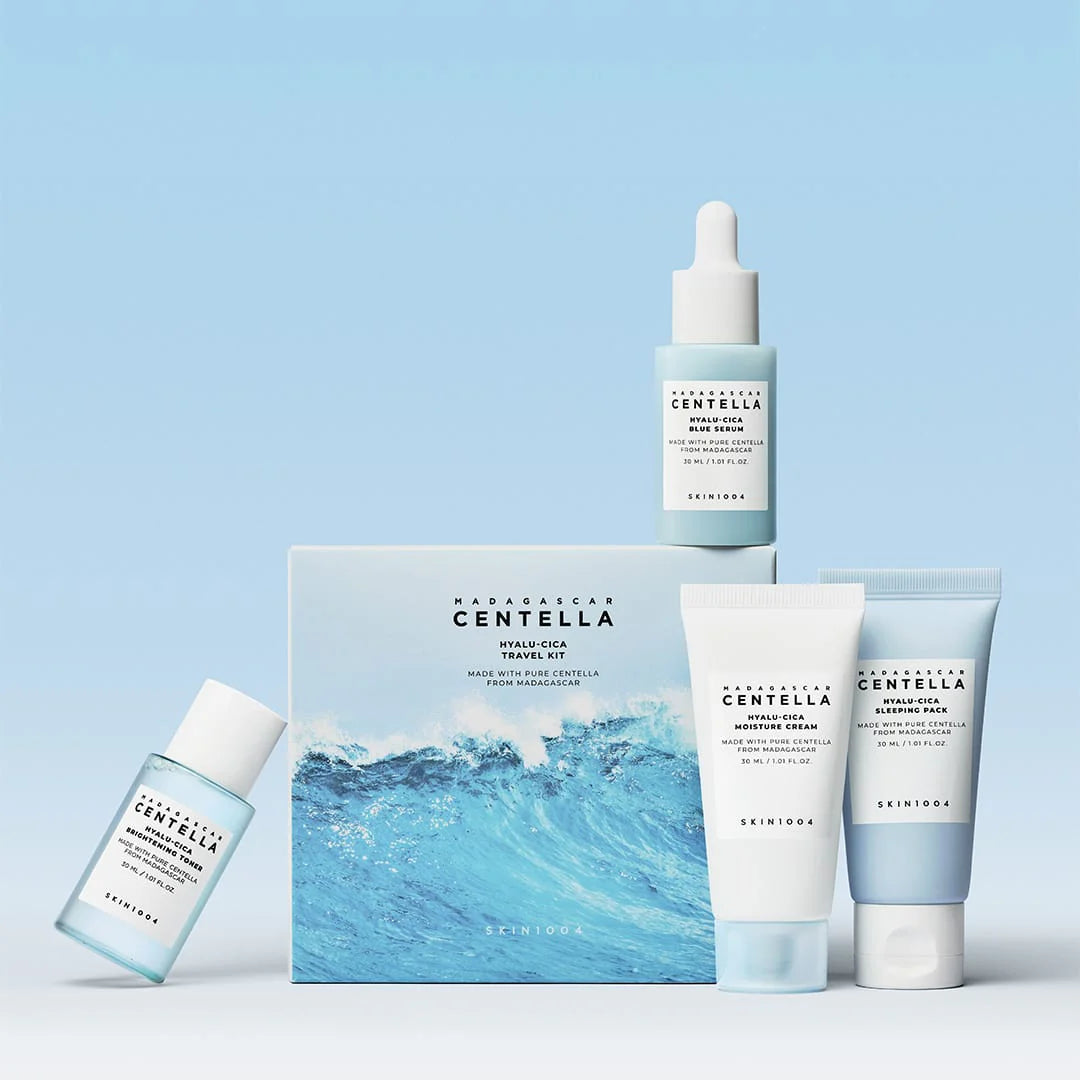 SKIN1004 Madagascar Centella Hyalu-Cica Travel Kit — key Hyalu-Cica products in the set