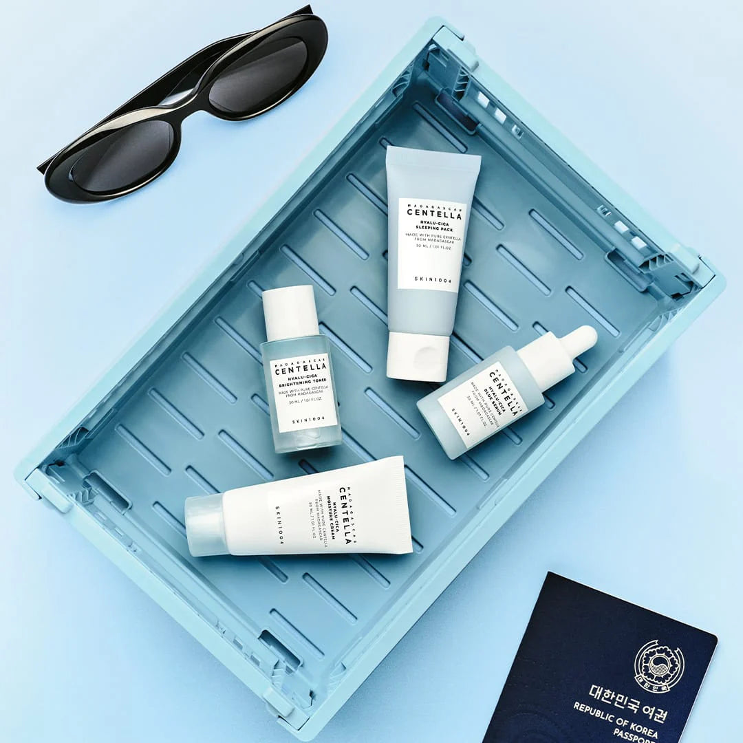 SKIN1004 Madagascar Centella Hyalu-Cica Travel Kit — travel-friendly mini sizes