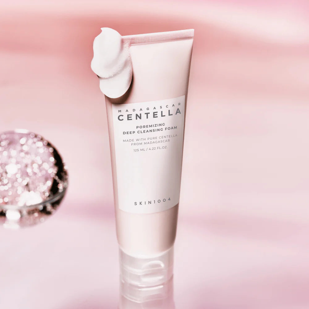 SKIN1004 Madagascar Centella Poremizing Deep Cleansing Foam — removes pore-clogging impurities