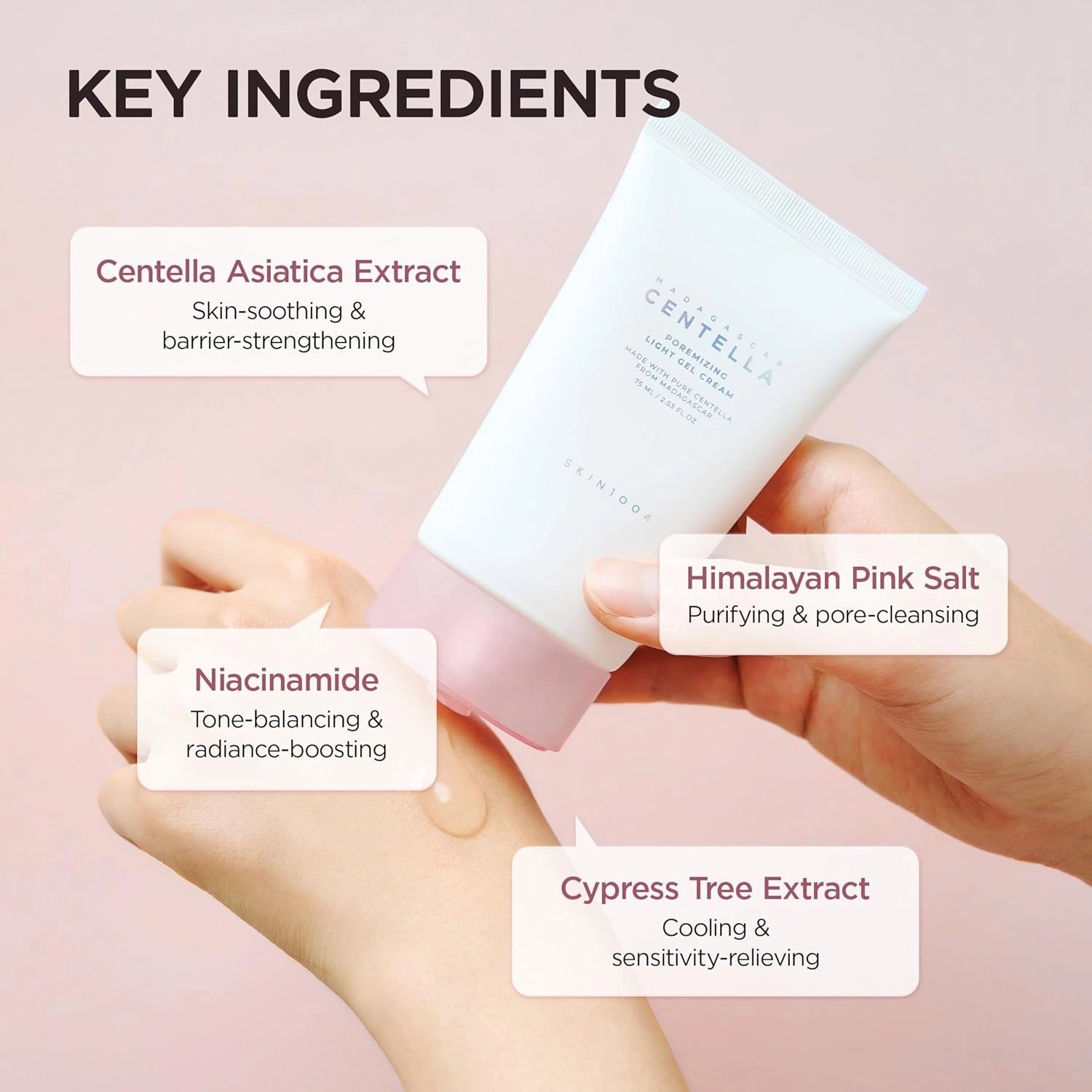 SKIN1004 Madagascar Centella Poremizing Light Gel Cream — ideal for oily, combination skin