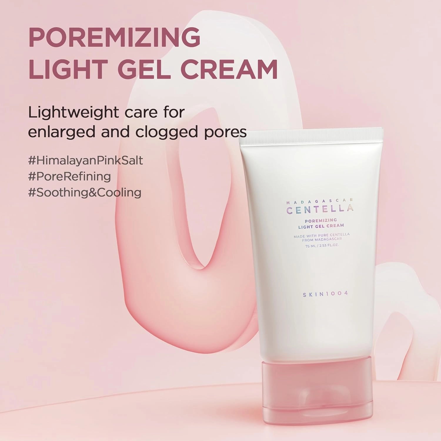 SKIN1004 Madagascar Centella Poremizing Light Gel Cream — refines the look of pores
