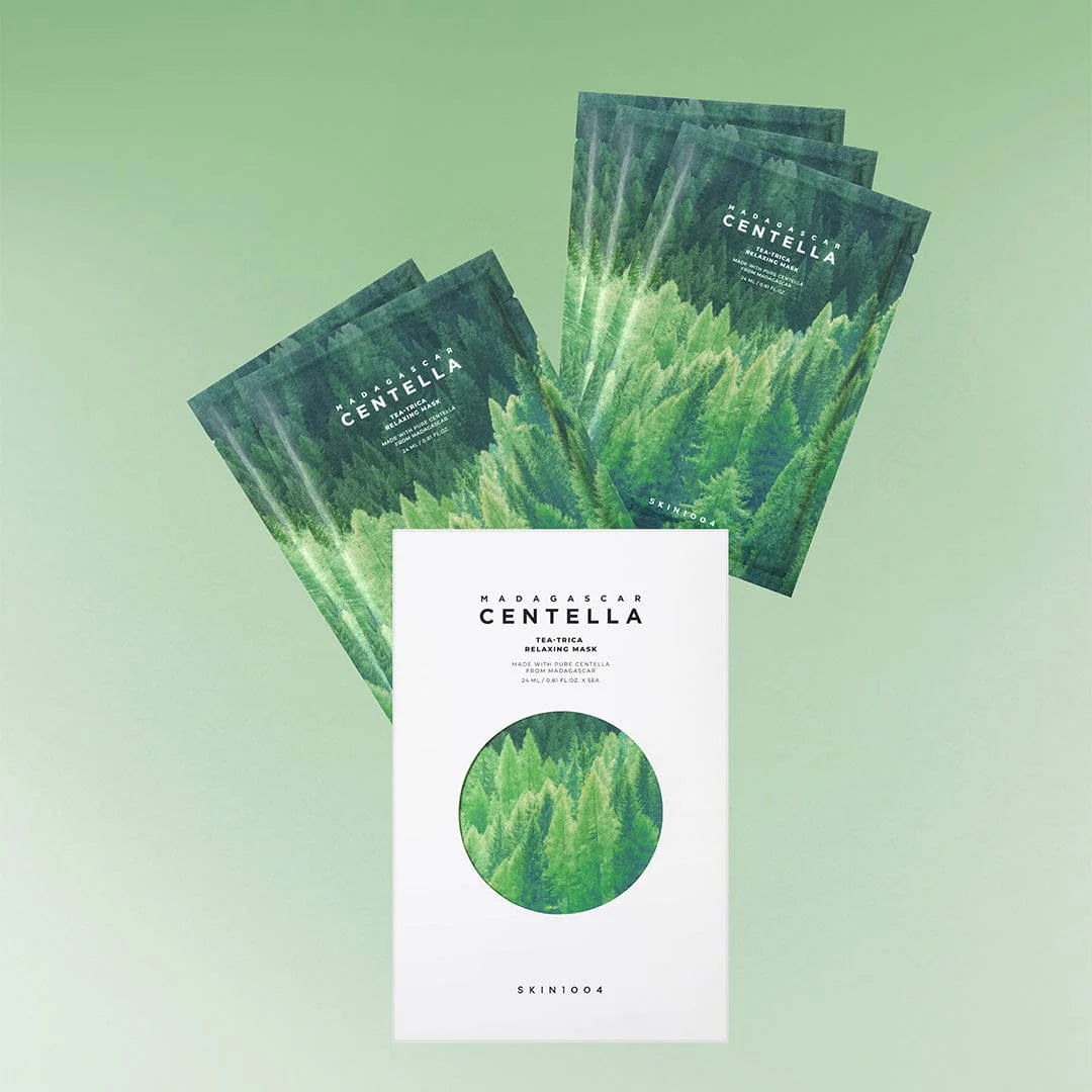SKIN1004 Madagascar Centella Tea-Trica Relaxing Mask — hydrating, soothing relief