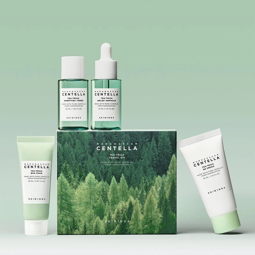 SKIN1004 Madagascar Centella Tea-Trica Travel Kit — key Tea-Trica products in the set