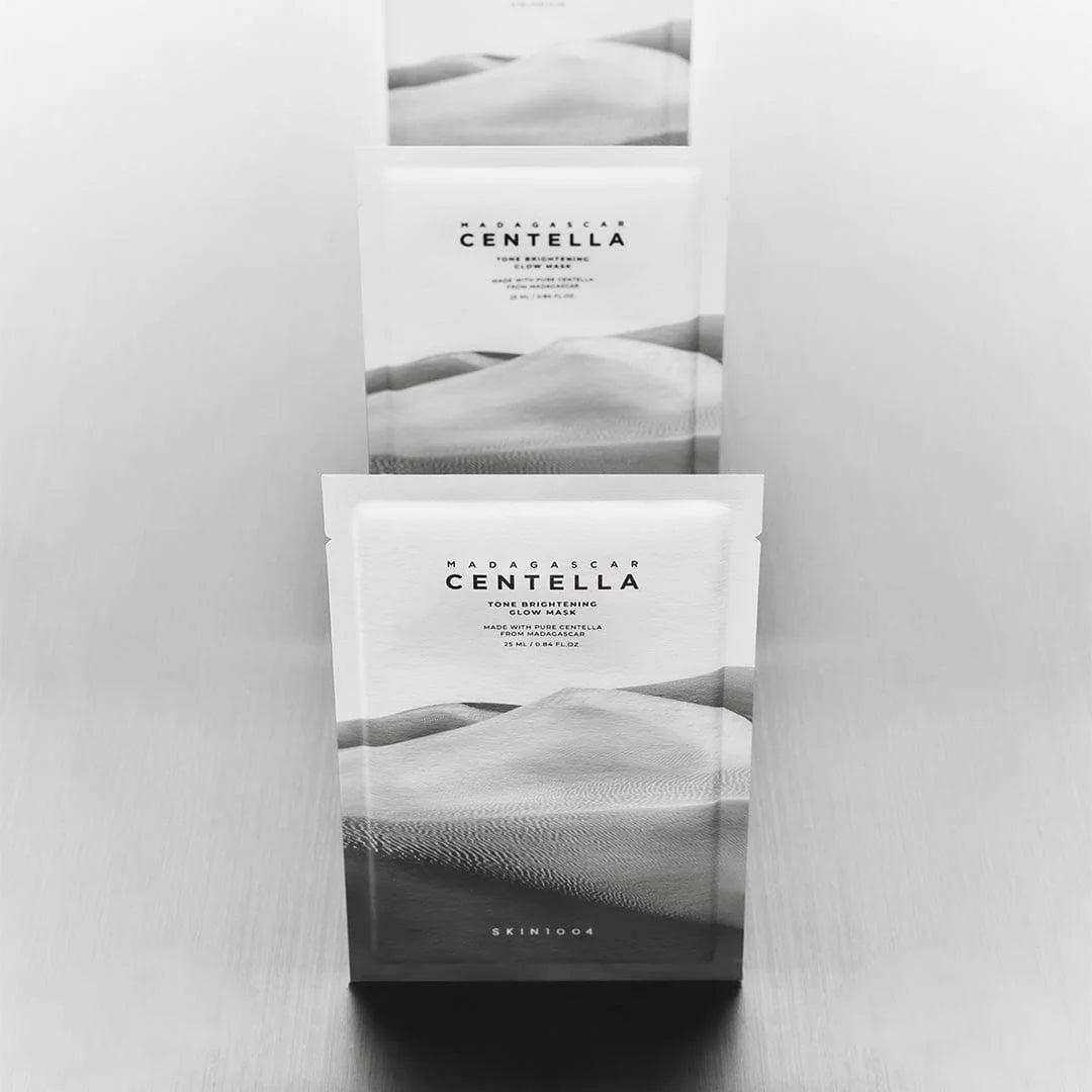 SKIN1004 Tone Brightening Glow Mask — soft, comfortable sheet fit