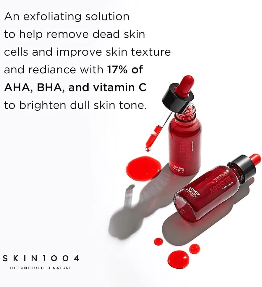 SKIN1004 Zombie Beauty Bloody Peel — smooths and brightens skin
