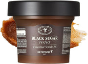 SKINFOOD Black Sugar Perfect Essential Scrub 2X — leaves skin smoother, softer and refreshed