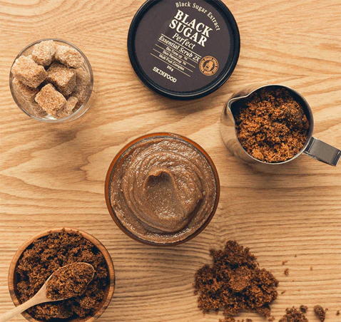 SKINFOOD Black Sugar Perfect Essential Scrub 2X — black sugar exfoliating face scrub