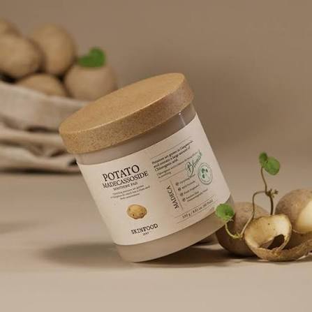 SKINFOOD Potato Madecassoside Soothing Pad — potato madecassoside soothing toner pads