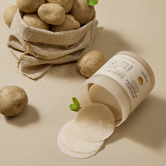 SKINFOOD Potato Madecassoside Soothing Pad — potato madecassoside soothing toner pads
