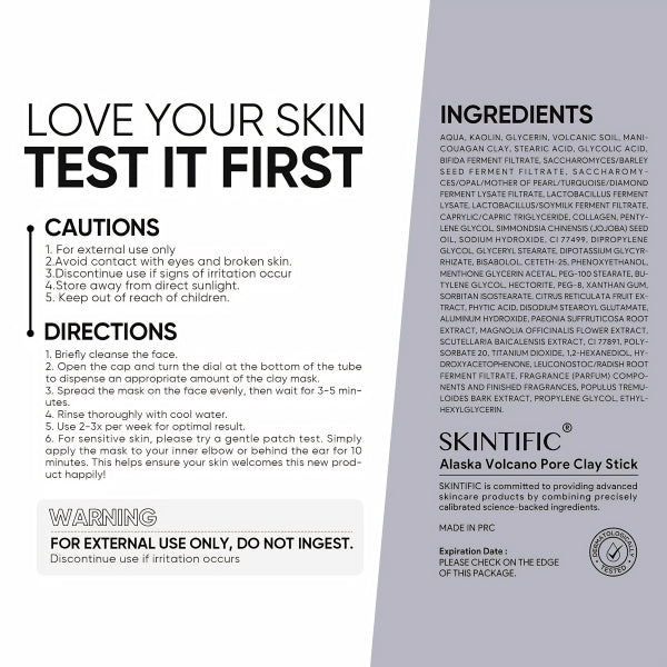 Best used before toner — a quick clay step that leaves pores clean and skin ready for the rest of your routine.
