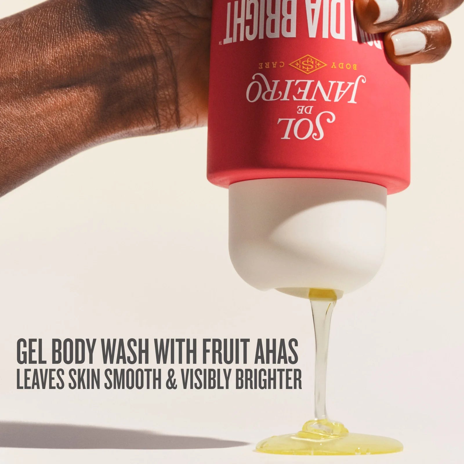 Key ingredients in Sol de Janeiro Bom Dia Bright Body Wash for smoother, brighter-looking skin