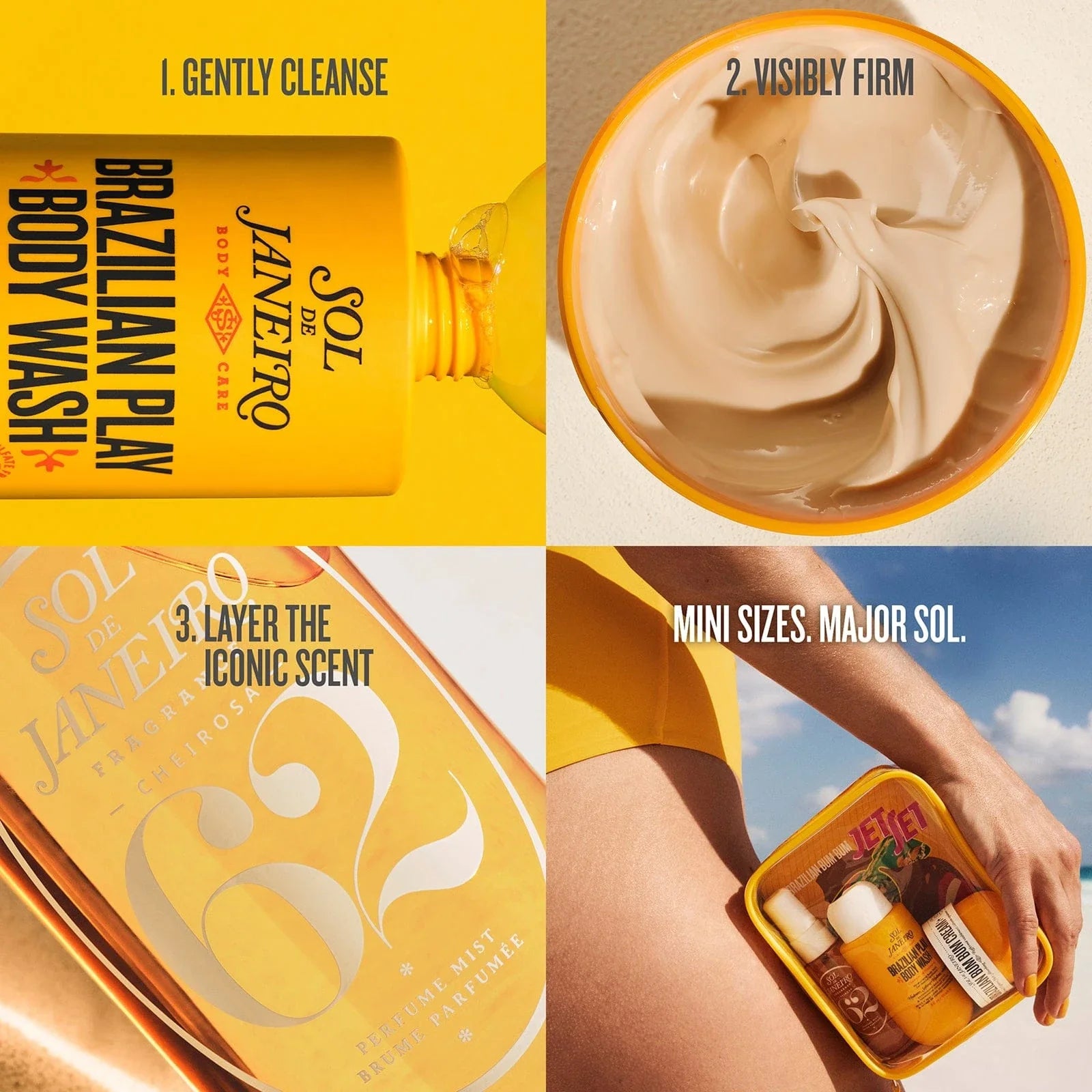Keep skin smooth, hydrated and glowing on the go with Sol de Janeiro Summer Bum Bum Jet Set