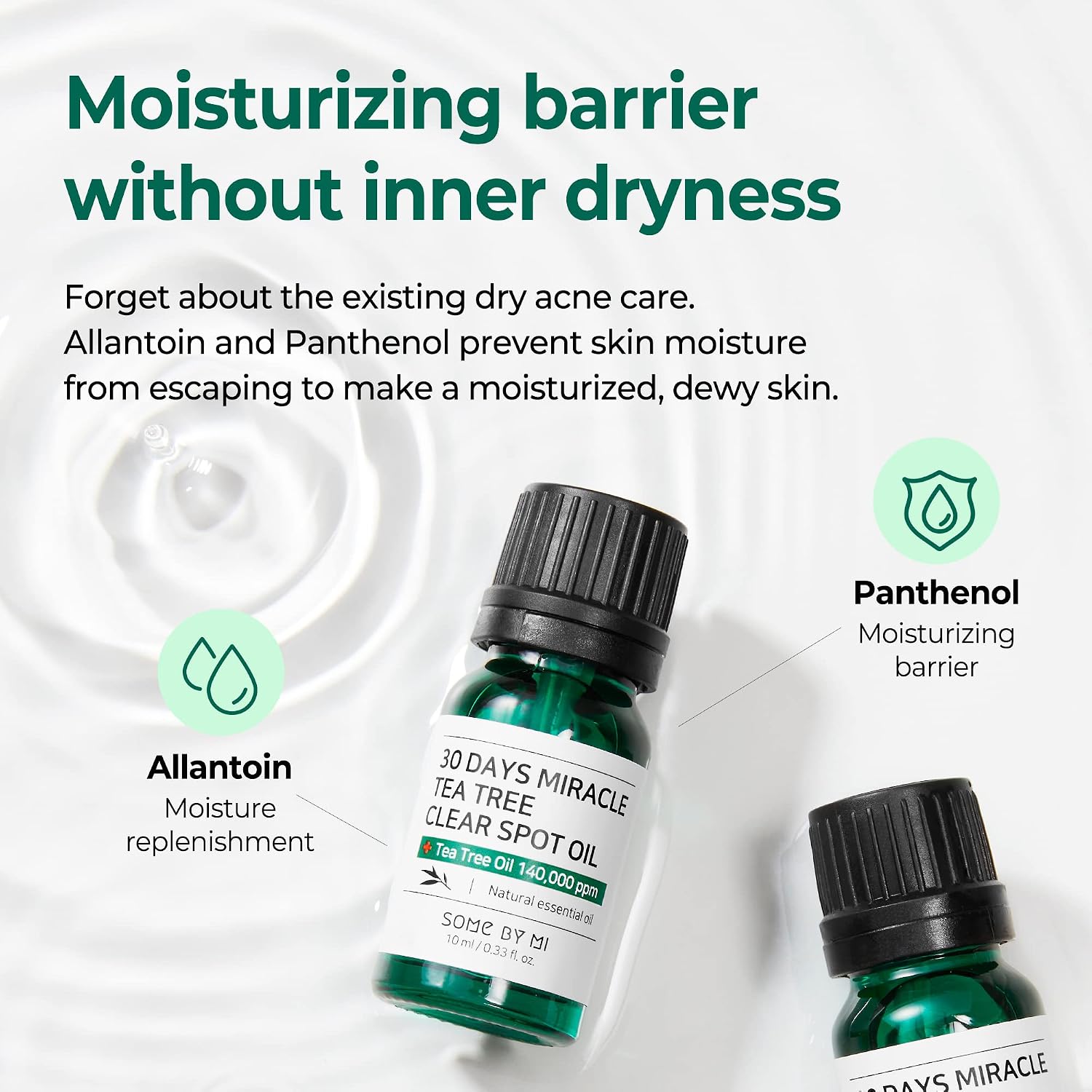 SOME BY MI 30 Days Miracle Tea Tree Clear Spot Oil — how to use: dab onto areas of concern