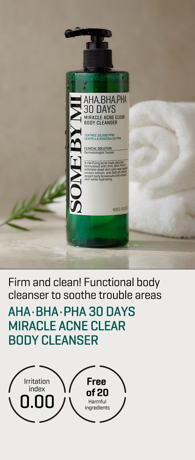 SOME BY MI AHA.BHA.PHA 30 Days Miracle Clear Body Cleanser — helps care for body breakouts