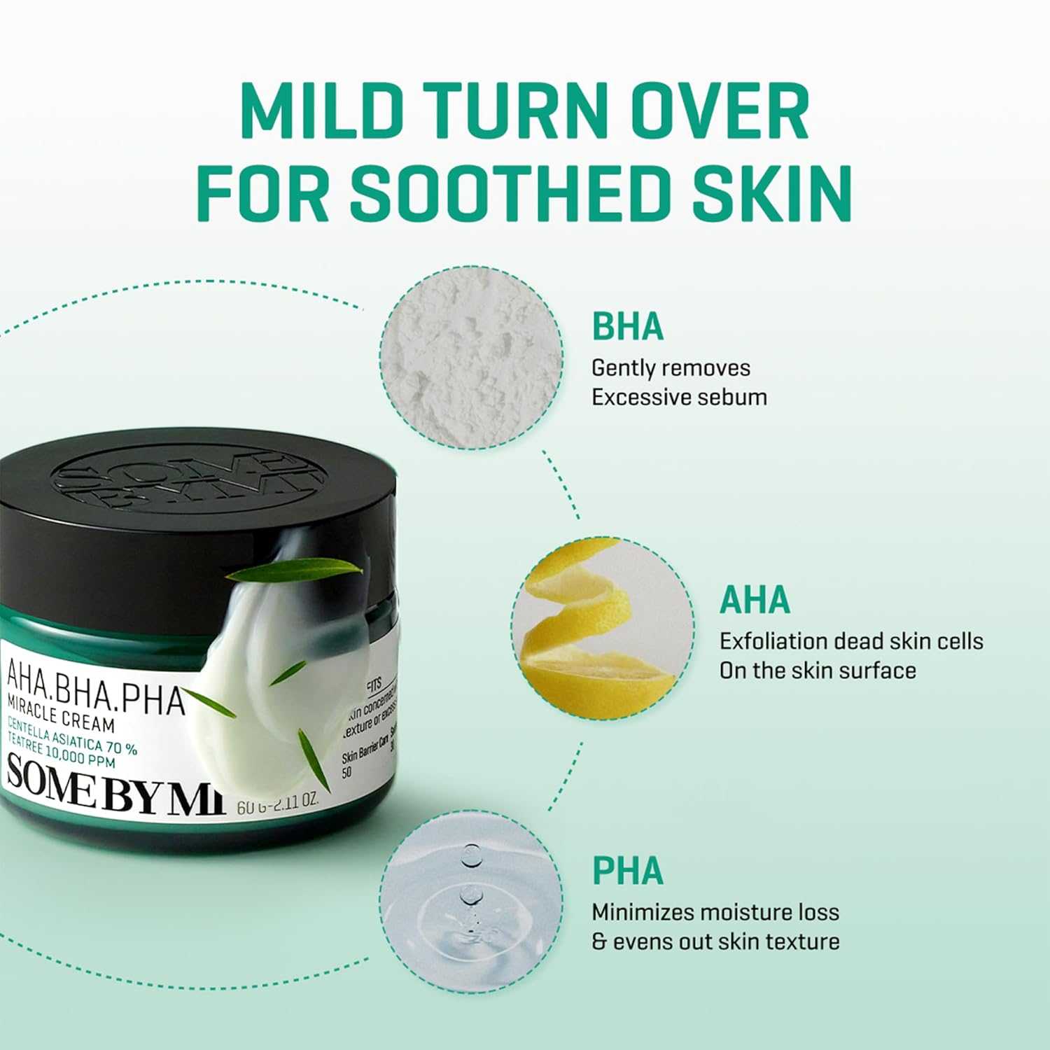 SOME BY MI AHA.BHA.PHA 30 Days Miracle Cream — helps strengthen the skin's moisture barrier