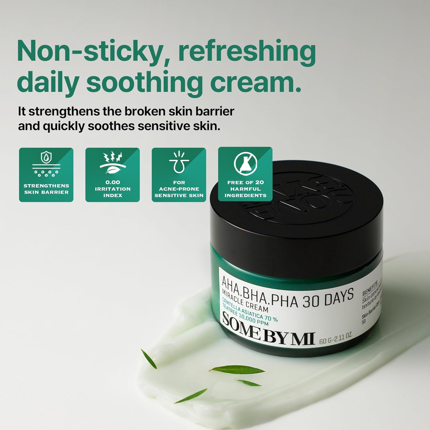 SOME BY MI AHA.BHA.PHA 30 Days Miracle Cream — moisturizes blemish-prone skin