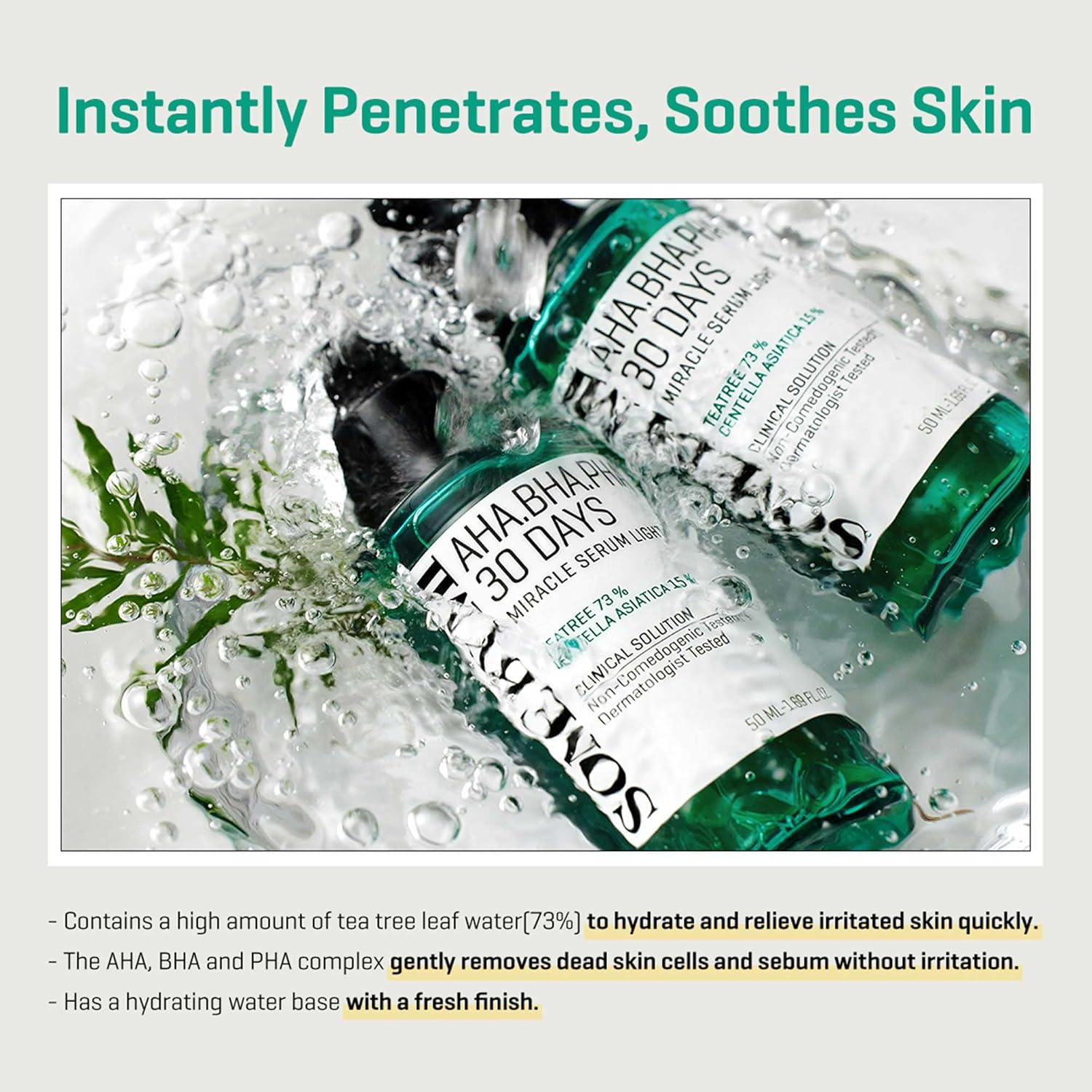 SOME BY MI AHA.BHA.PHA 30 Days Miracle Serum — powered by tea tree and AHA BHA PHA