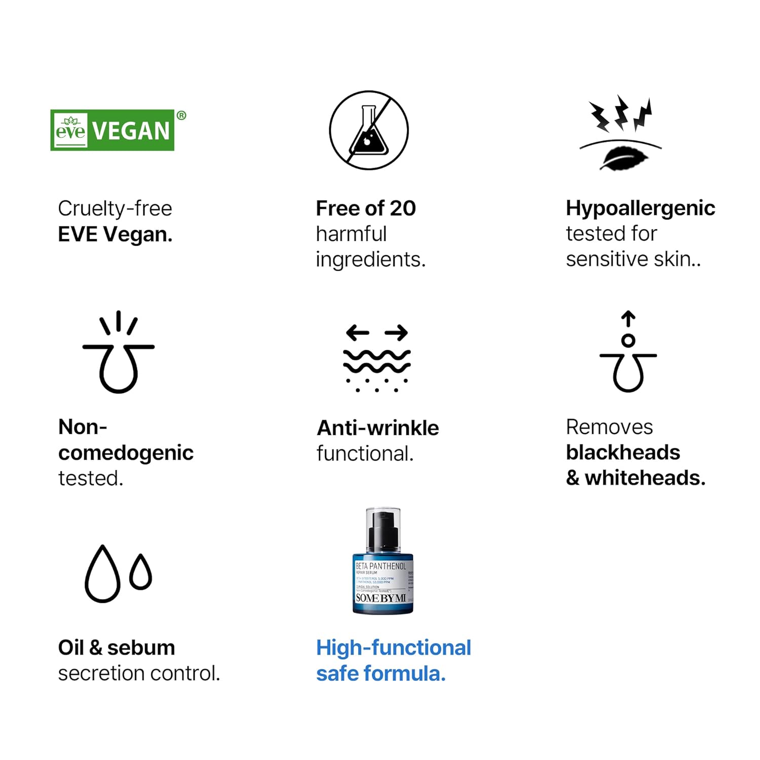 SOME BY MI Beta Panthenol Repair Serum — soothes and calms sensitive skin