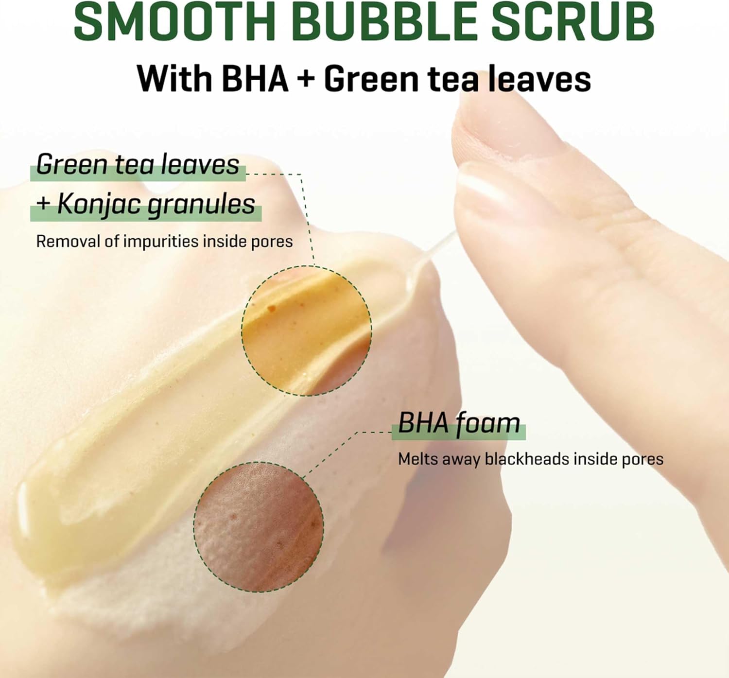 SOME BY MI Bye Bye Blackhead 30Days Miracle Green Tea Tox Bubble Cleanser — self-bubbling tox formula