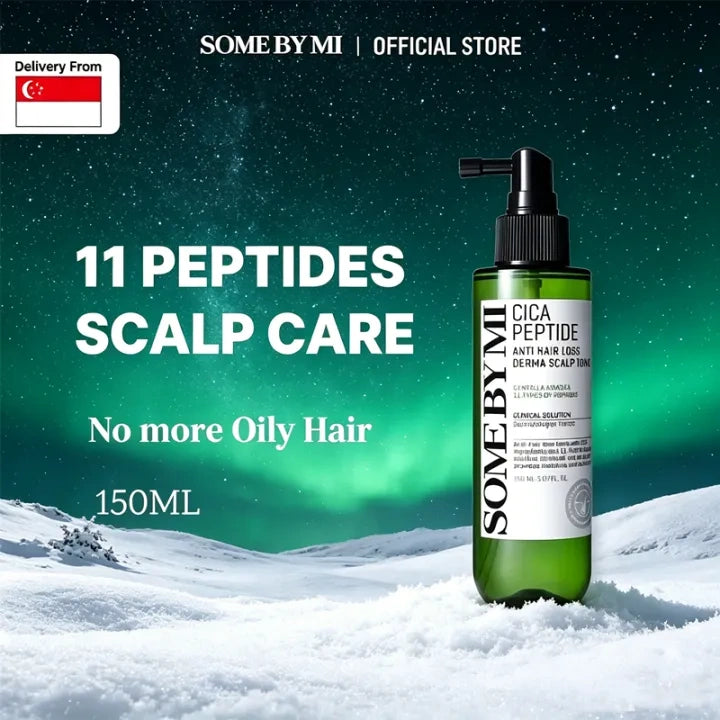 SOME BY MI Cica Peptide Anti Hair Loss Derma Scalp Tonic — apply directly to the scalp