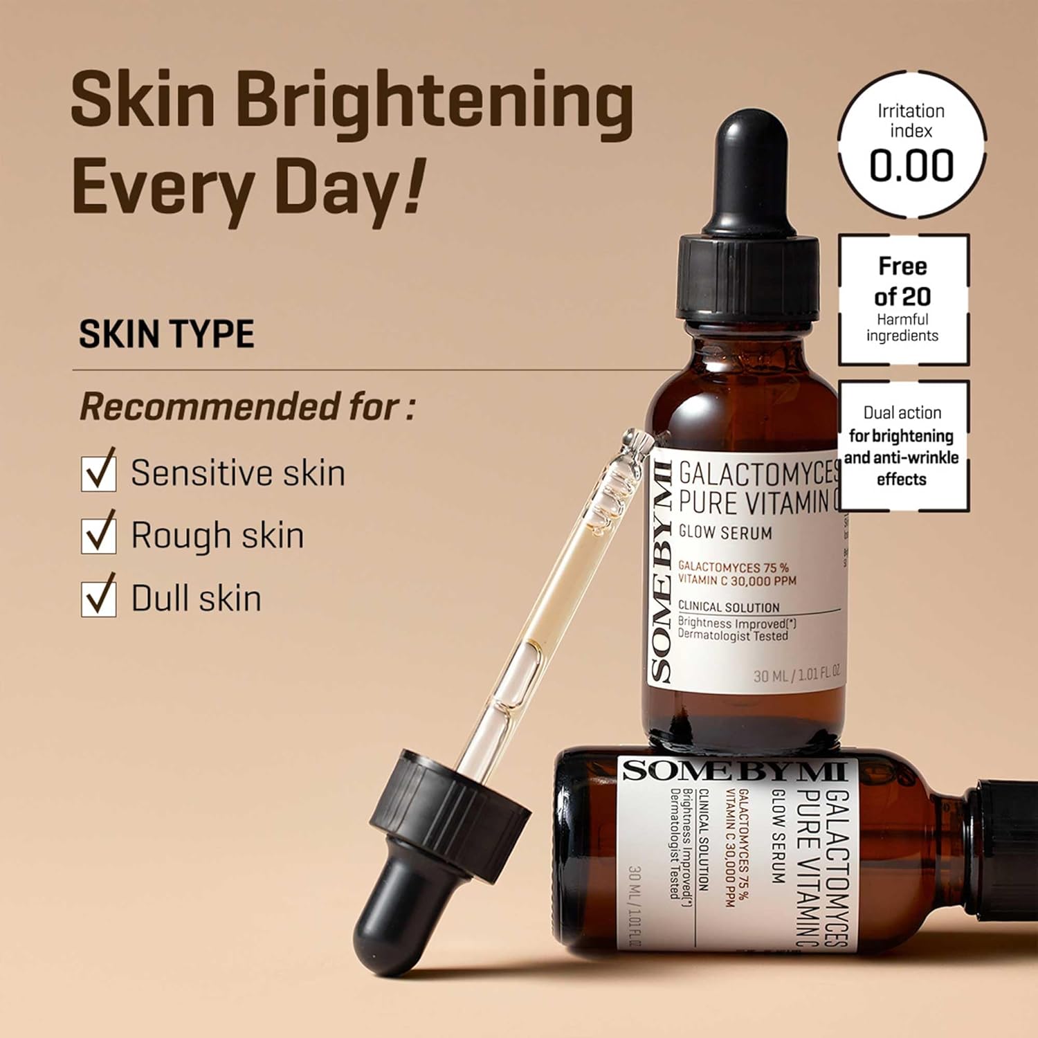 SOME BY MI Galactomyces Pure Vitamin C Glow Serum — lightweight serum absorbs quickly