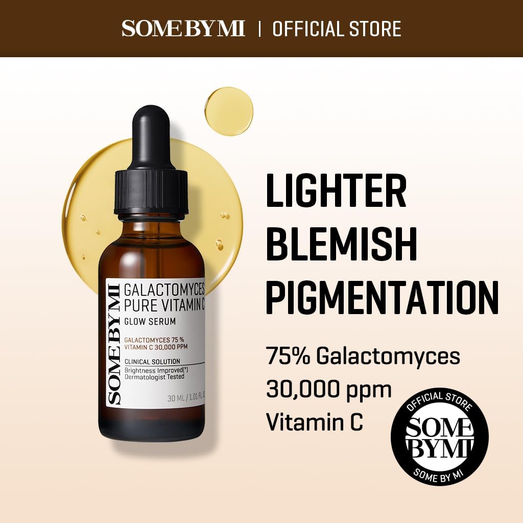 SOME BY MI Galactomyces Pure Vitamin C Glow Serum — helps even out the look of skin tone