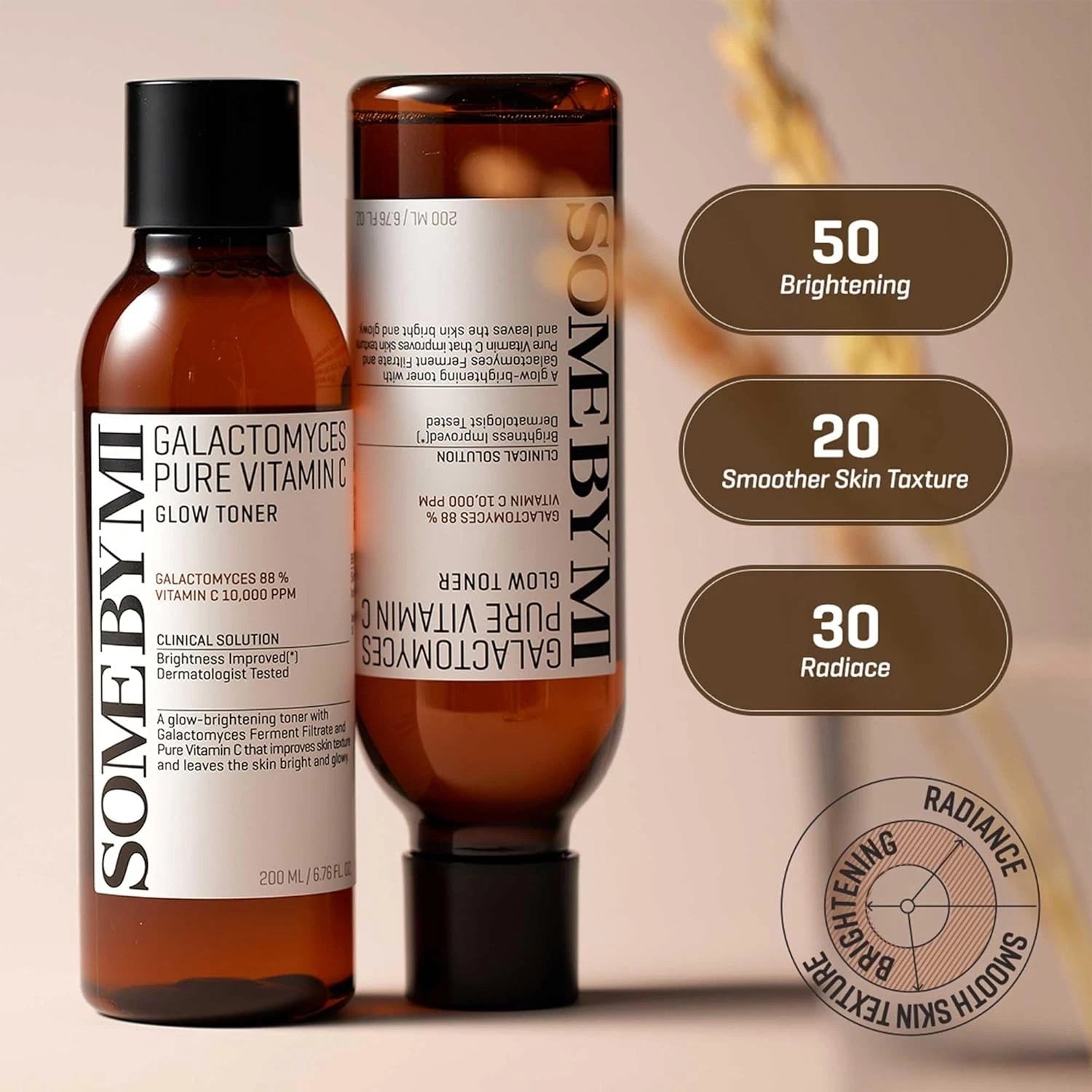 SOME BY MI Galactomyces Pure Vitamin Glow Toner — how to use: apply with hands or a cotton pad after cleansing