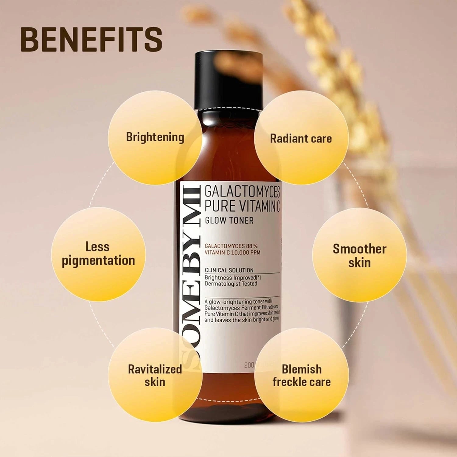 SOME BY MI Galactomyces Pure Vitamin Glow Toner — helps even out the look of skin tone