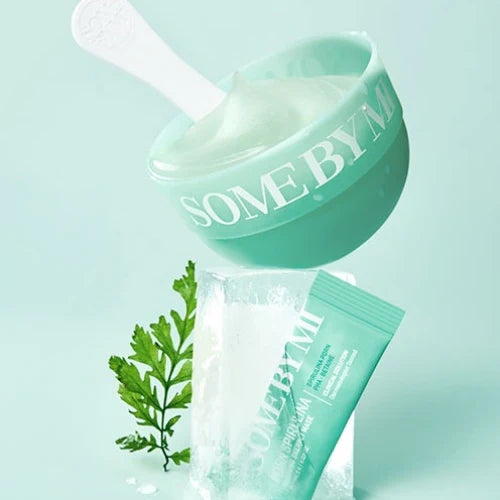 SOME BY MI PDRN Spirulina Soothing Sherbet Mask — spirulina soothes and calms skin