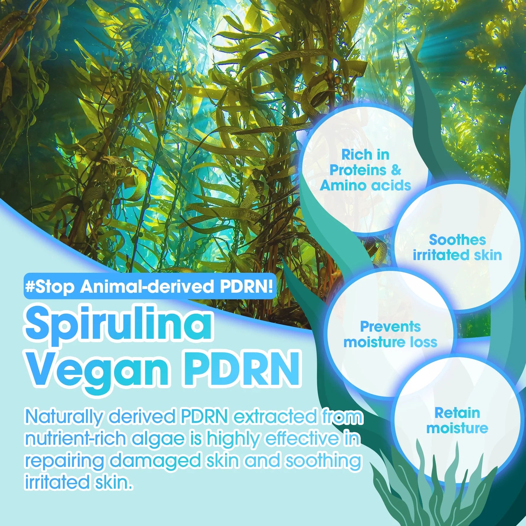 SOME BY MI PDRN Spirulina Soothing Sherbet Mask — melts into a smooth sherbet texture