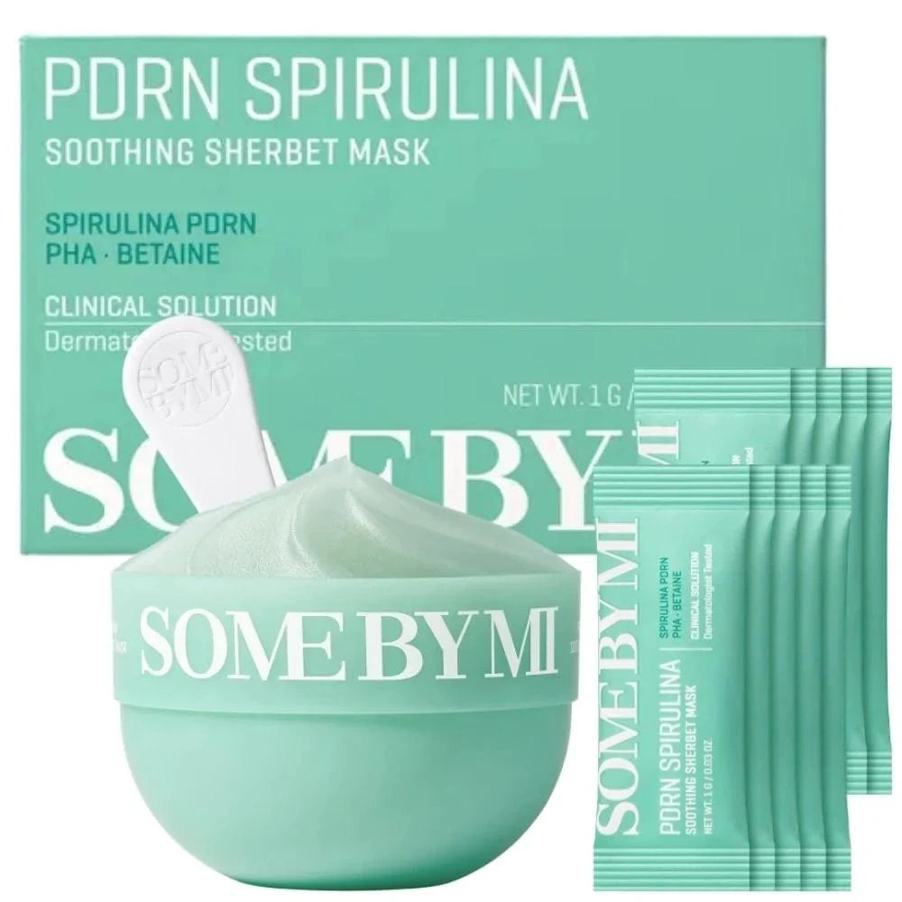 SOME BY MI PDRN Spirulina Soothing Sherbet Mask — PDRN spirulina soothing sherbet mask