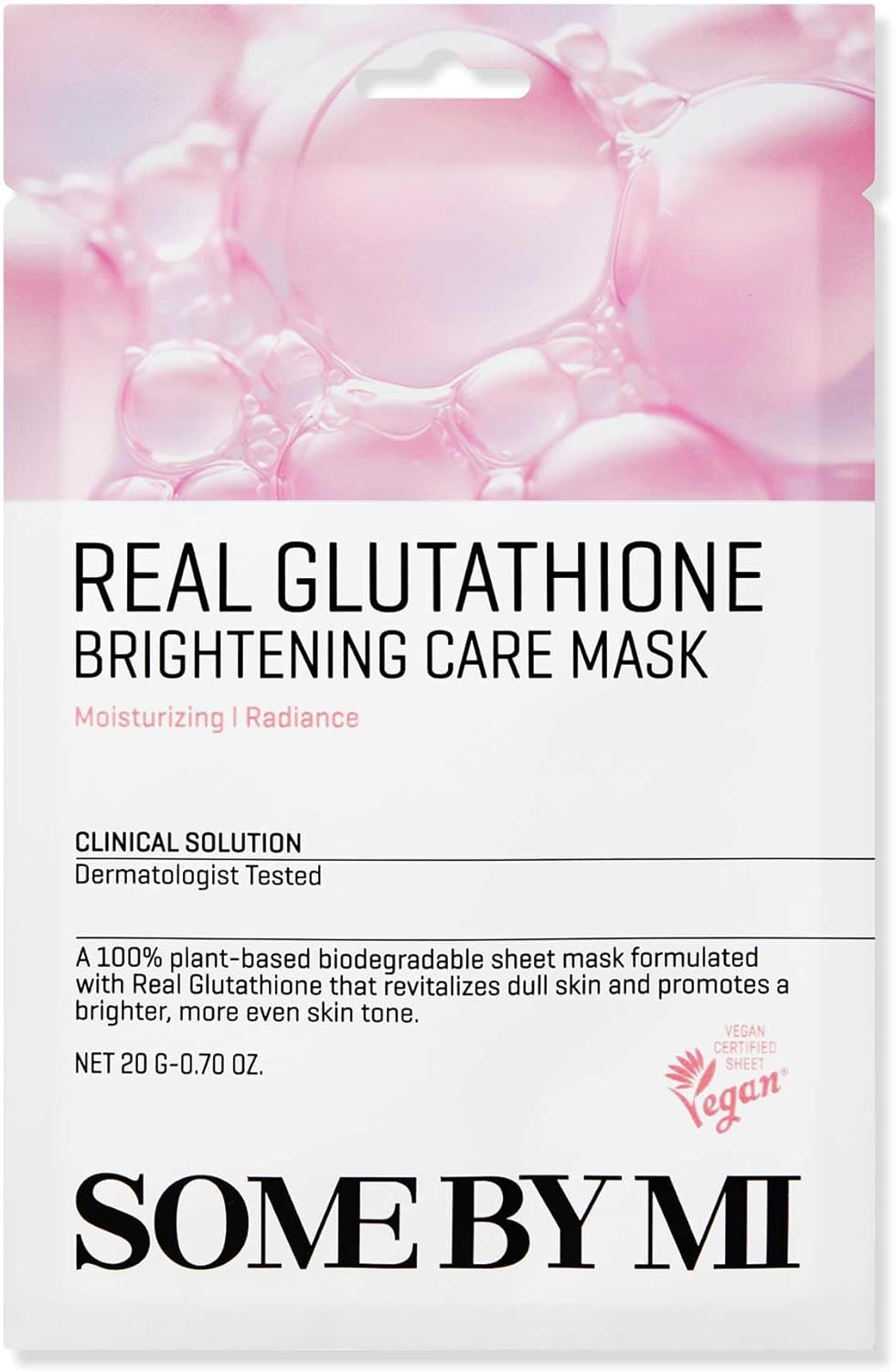 SOME BY MI Real Glutathione Brightening Care Mask — real glutathione brightening sheet mask