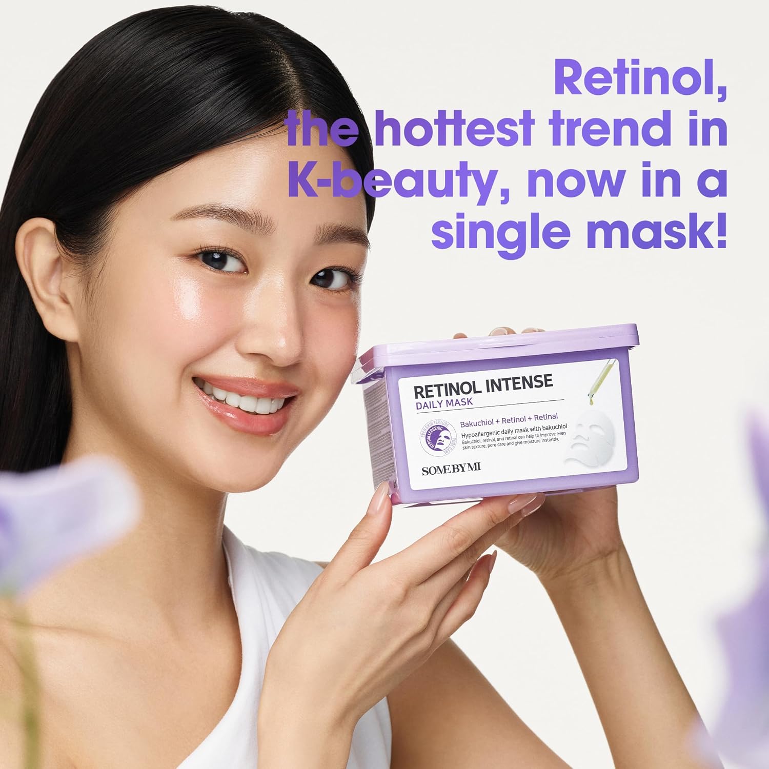 SOME BY MI Retinol Intense Daily Mask — delivers daily moisture to skin