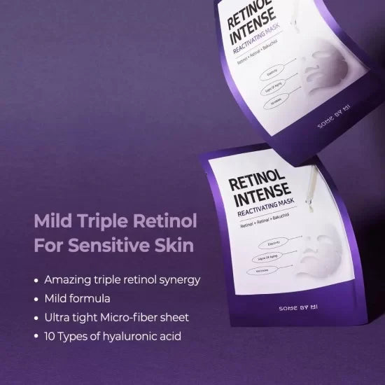 SOME BY MI Retinol Intense Reactivating Mask — retinol smooths the look of fine lines