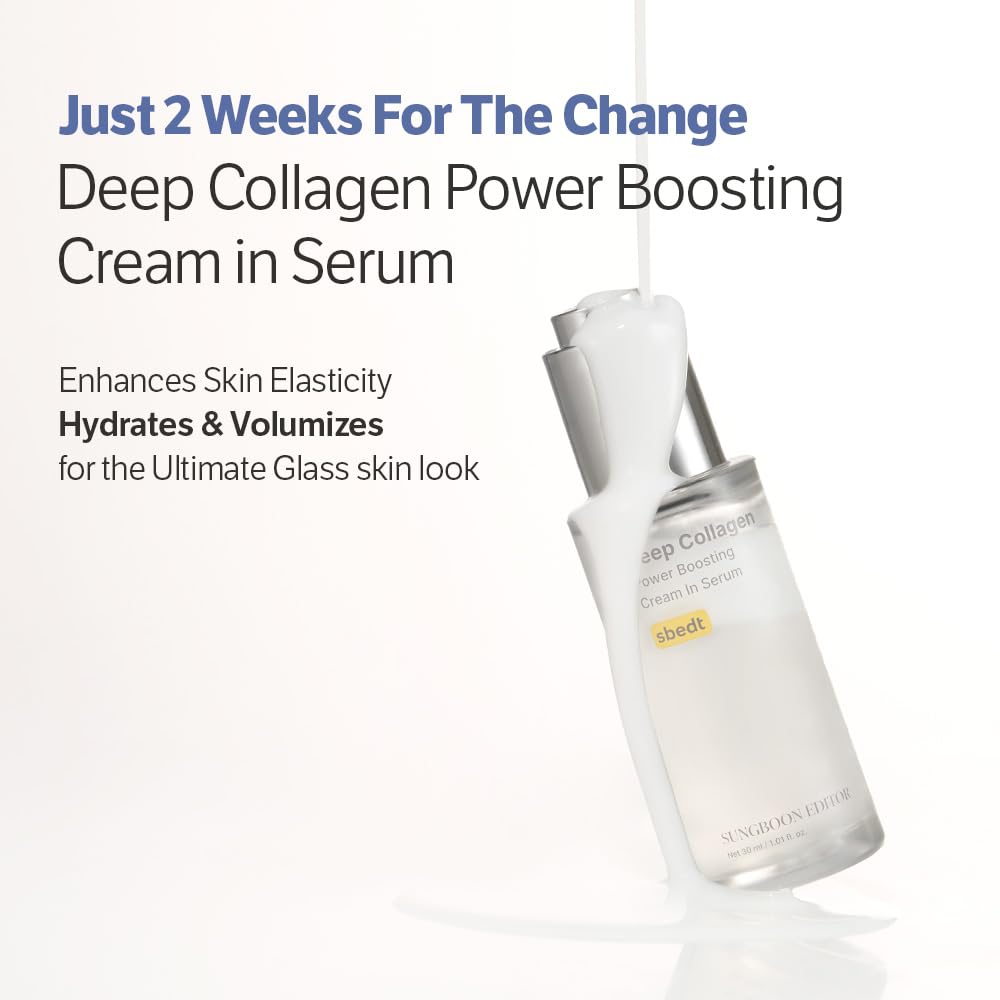 SUNGBOON EDITOR Deep Collagen Power Boosting Cream In Serum — cream-serum texture