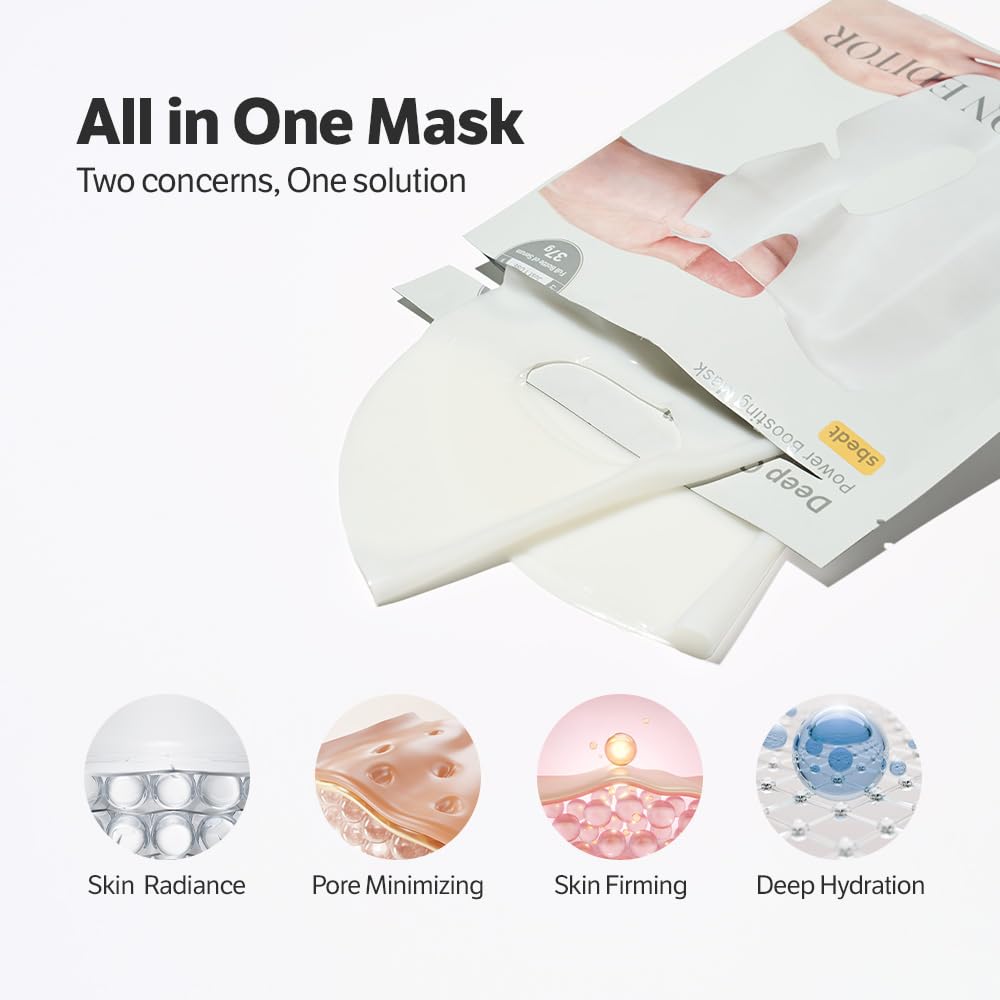 SUNGBOON EDITOR Deep Collagen Power Boosting Mask — application