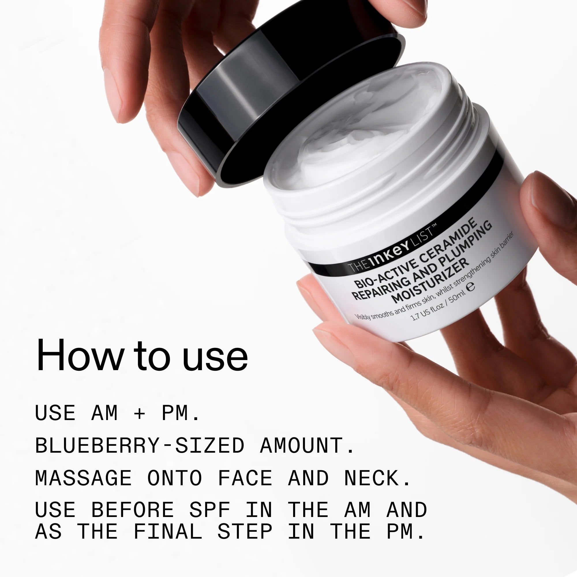 Rich cream that melts into the skin