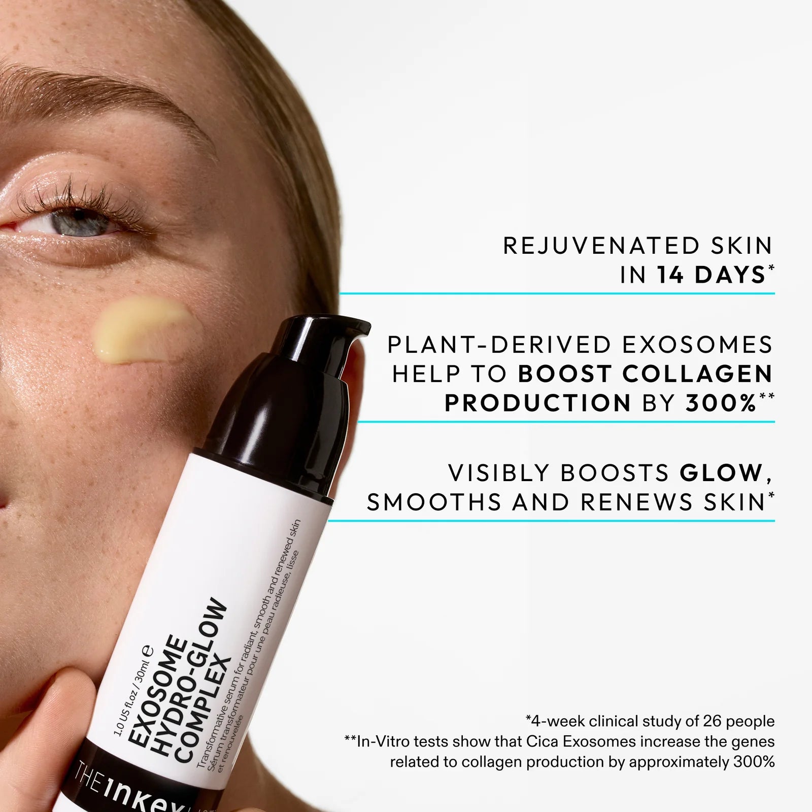 Exosome complex for radiant, glowing skin
