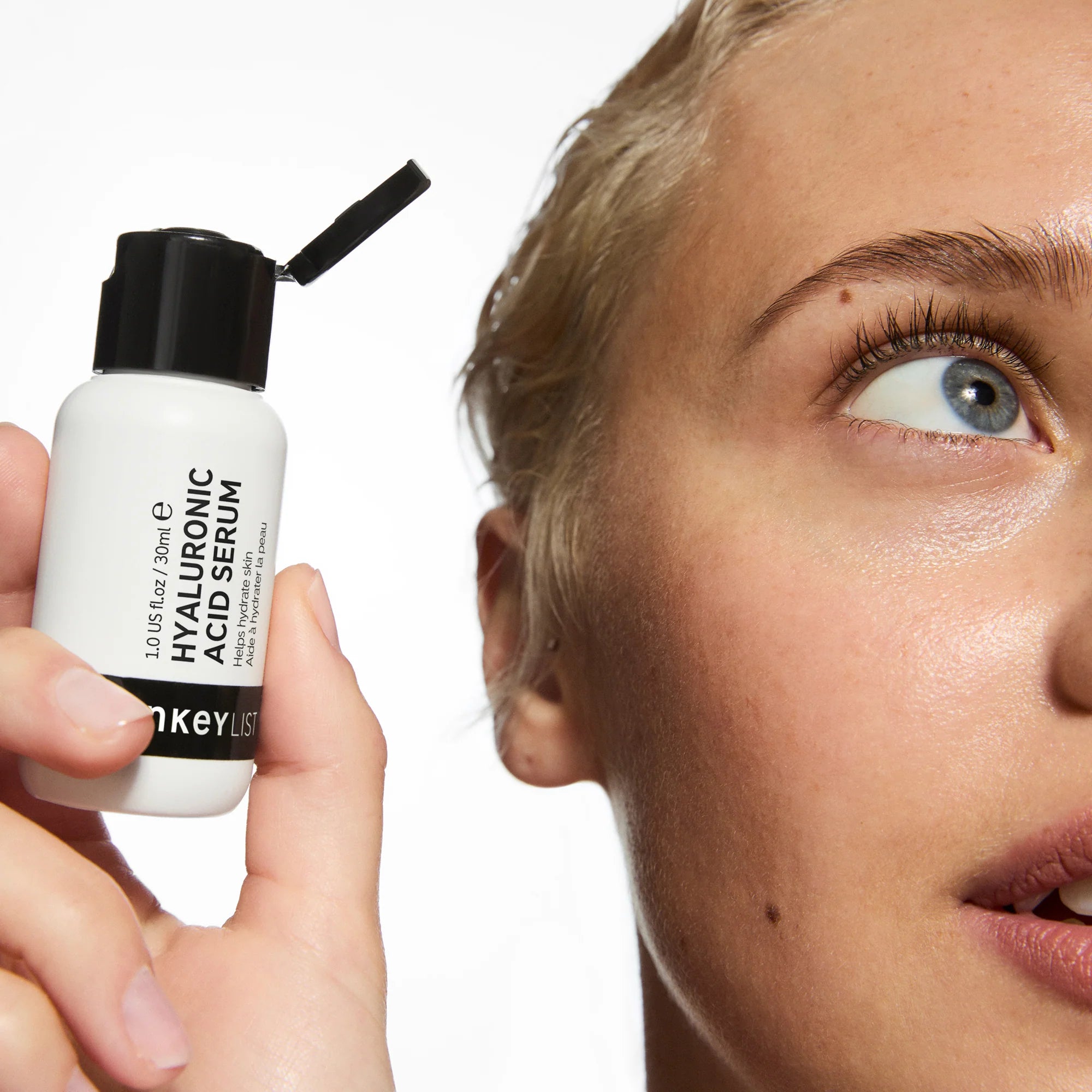 Visibly hydrated, plumper skin