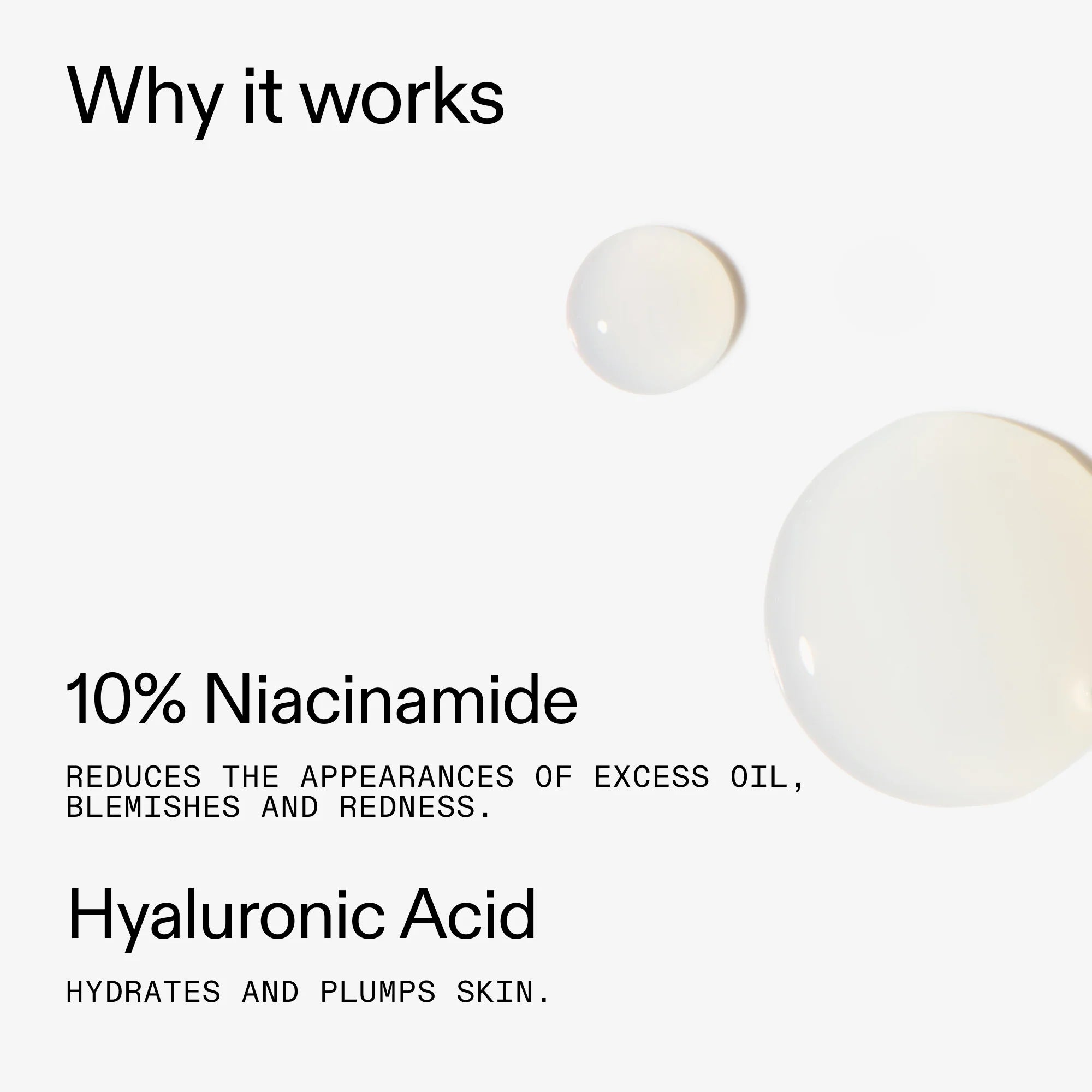 Targets blemishes and uneven texture