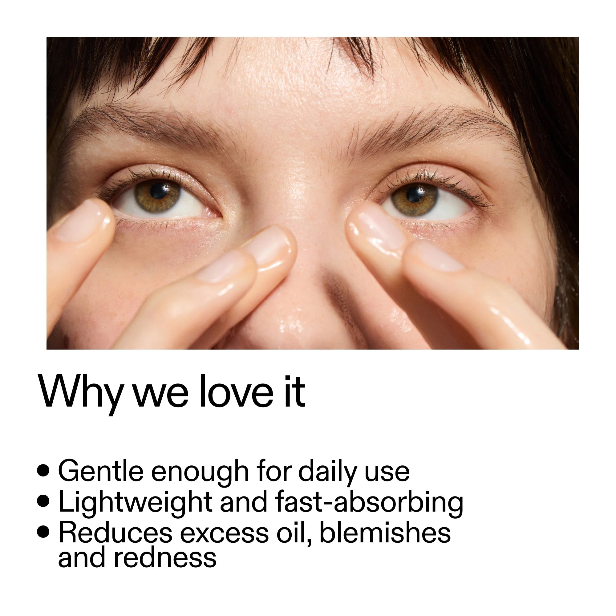 Helps control excess oil and shine