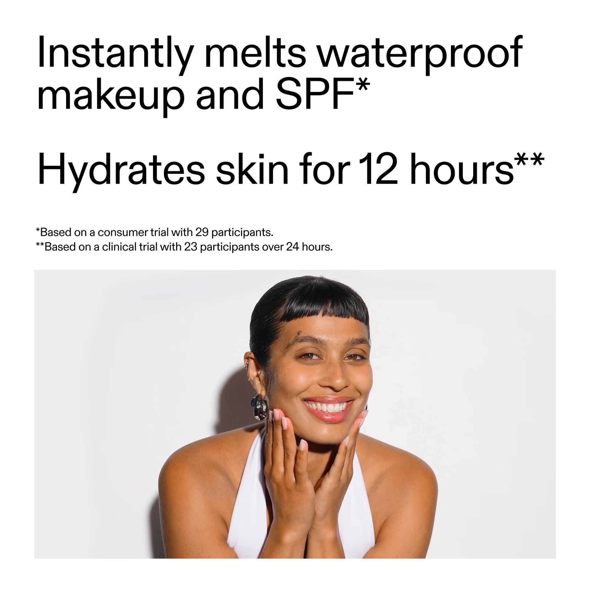 Removes makeup and impurities effortlessly